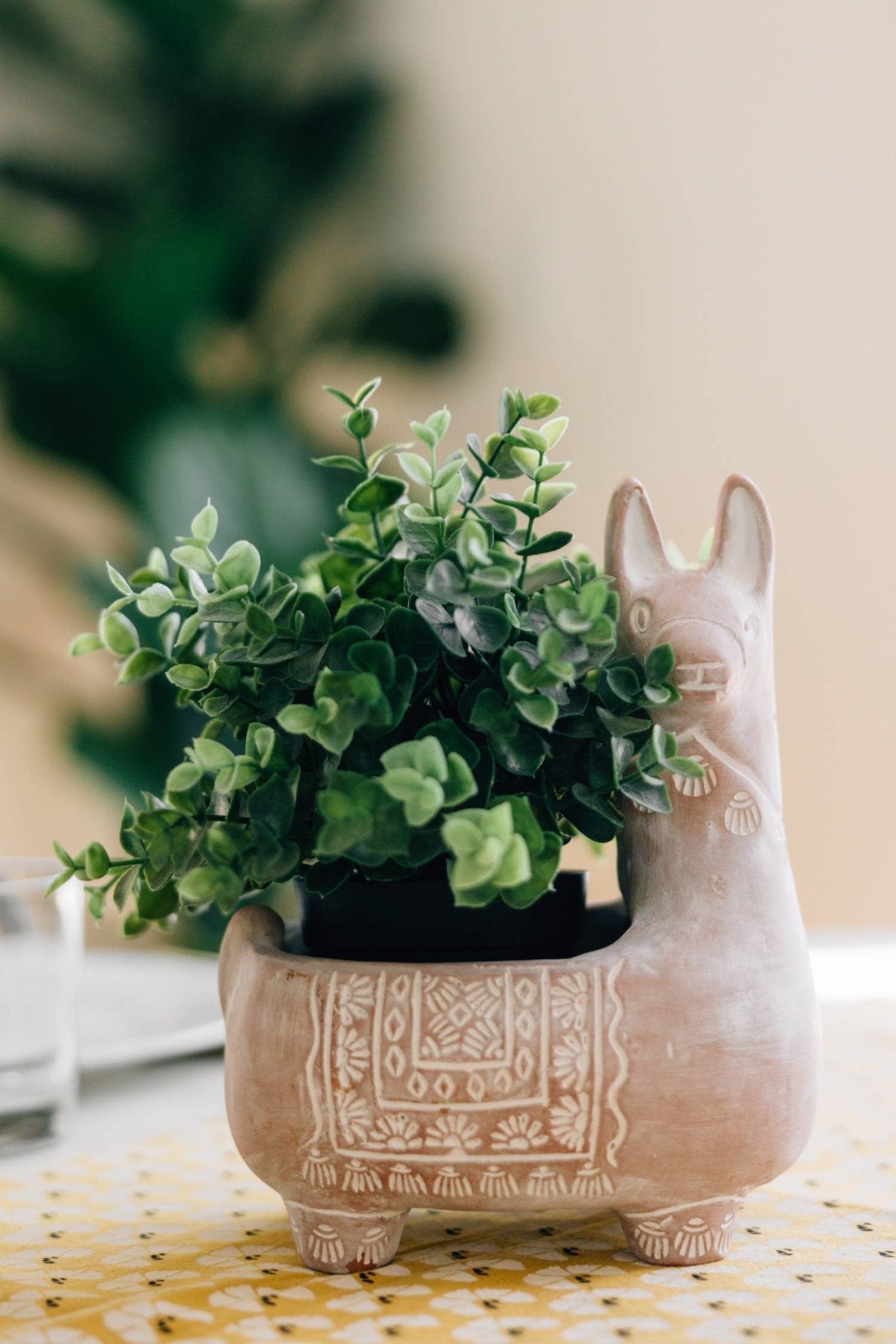 Llama Terracotta Planter - Global Hues Market