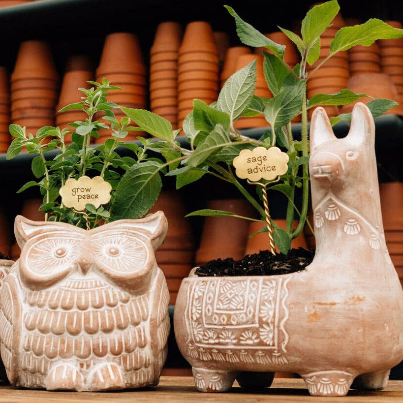 Llama Terracotta Planter - Global Hues Market