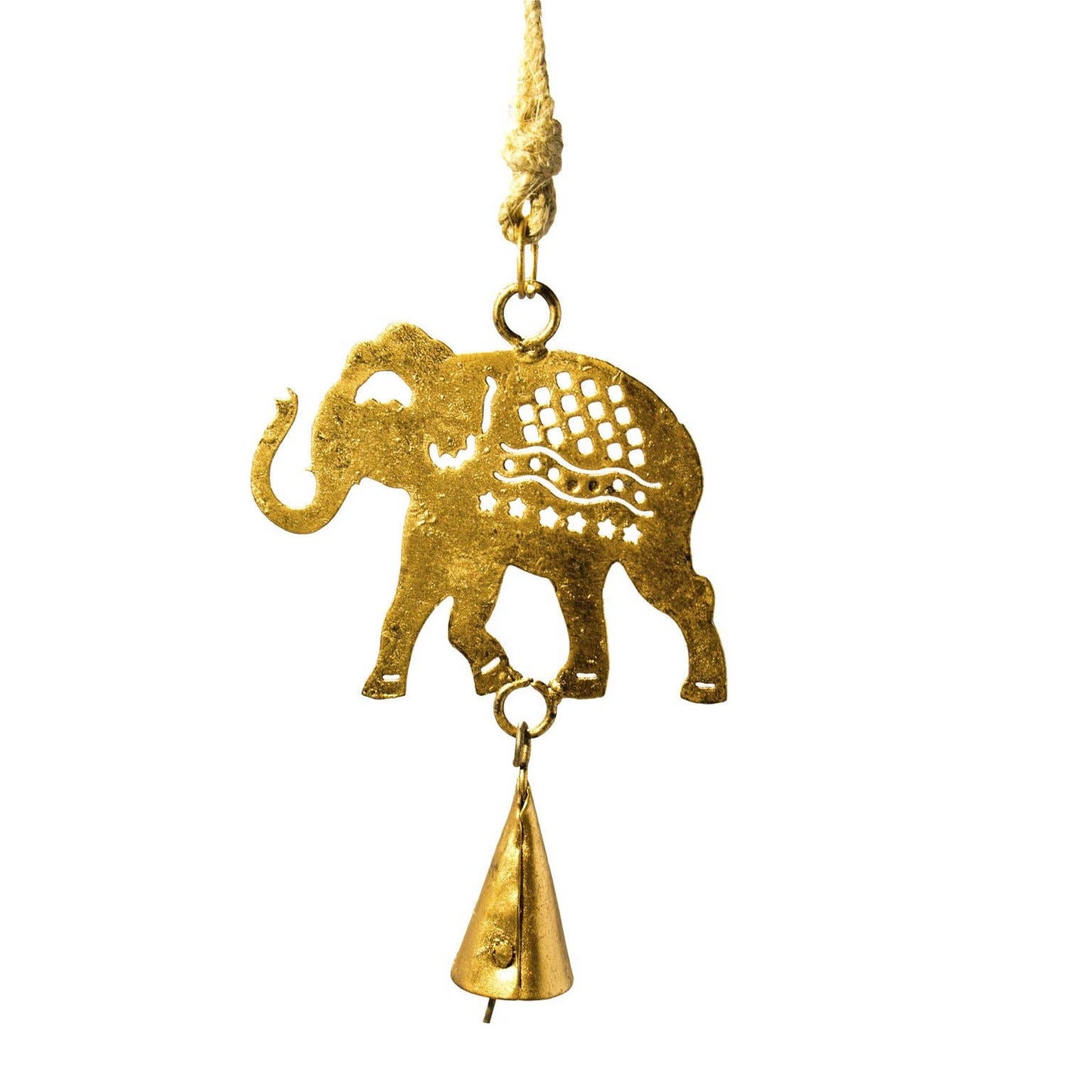 Mini Elephant Wind Chime - Global Hues Market