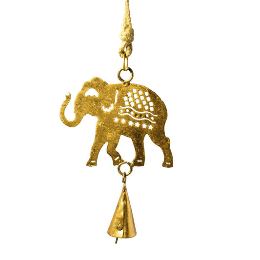 Mini Elephant Wind Chime - Global Hues Market