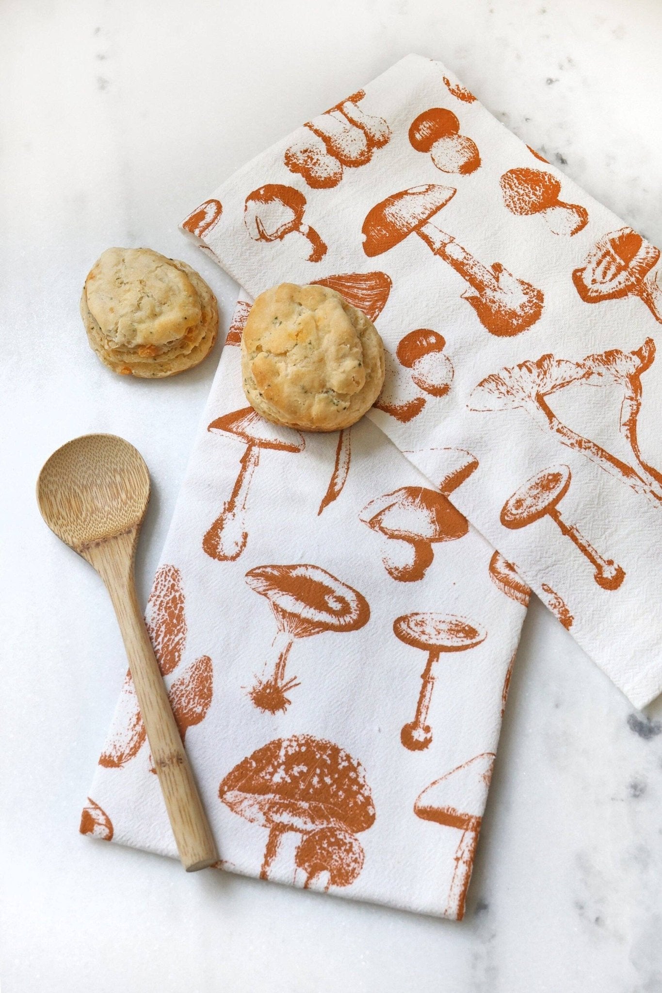Mushroom Pattern Tea Towel - Global Hues Market