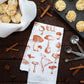 Mushroom Pattern Tea Towel - Global Hues Market