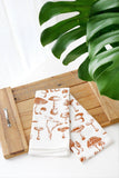 Mushroom Pattern Tea Towel - Global Hues Market