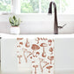 Mushroom Pattern Tea Towel - Global Hues Market