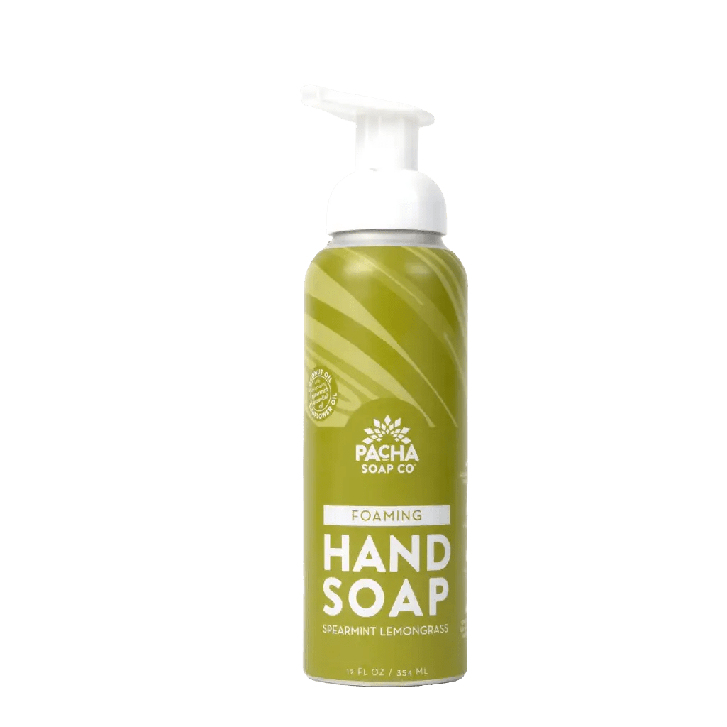 Pacha Aluminum Spearmint Lemongrass Foaming Hand Soap - Global Hues Market