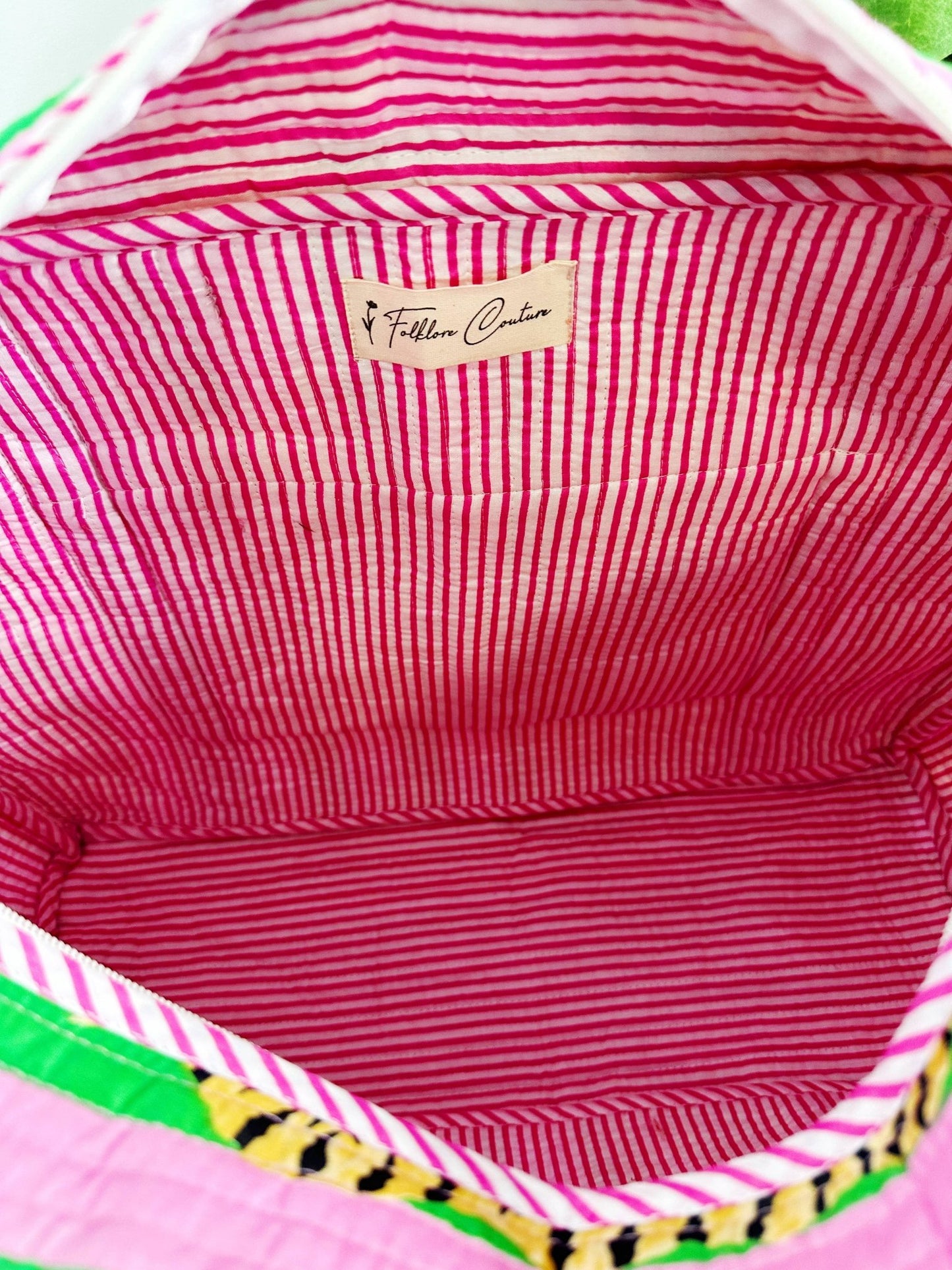 Quilted Duffle Bag | Weekender Travel Overnight Bag | Tigers - Global Hues Market