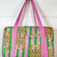 Quilted Duffle Bag | Weekender Travel Overnight Bag | Tigers - Global Hues Market