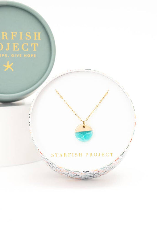 Refresh Necklace in Aqua - Global Hues Market