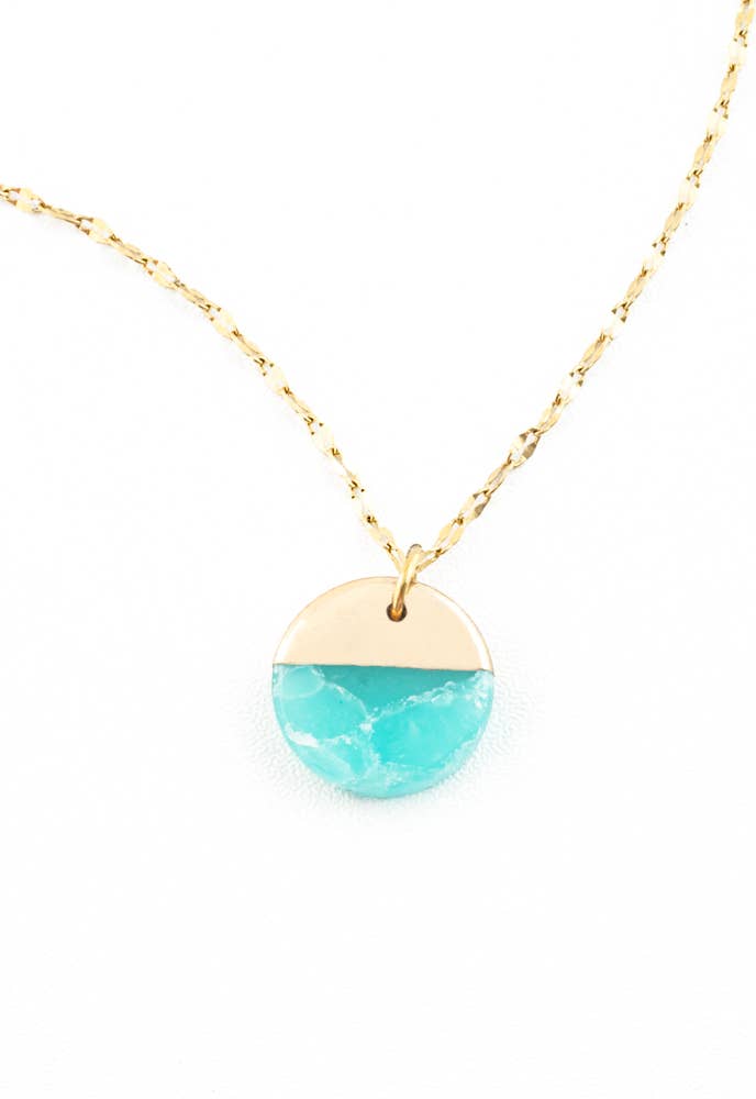 Refresh Necklace in Aqua - Global Hues Market