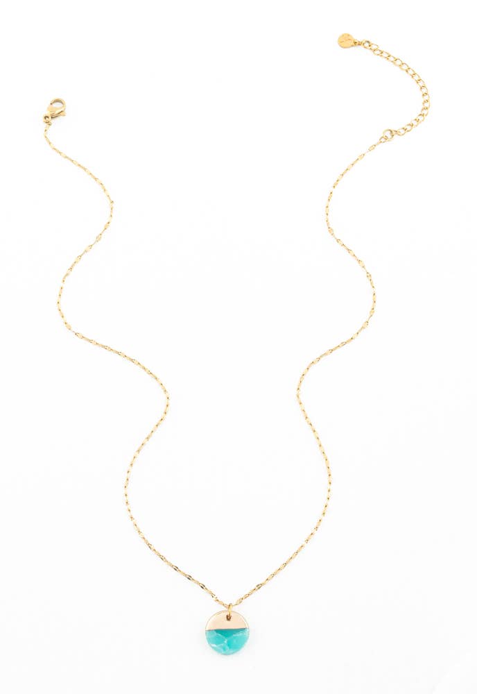 Refresh Necklace in Aqua - Global Hues Market