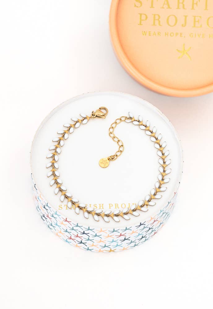 Seeds of Hope Bracelet in Ivory - Global Hues Market