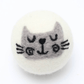 Set of 3 Dryer Balls {gray cat} - Global Hues Market