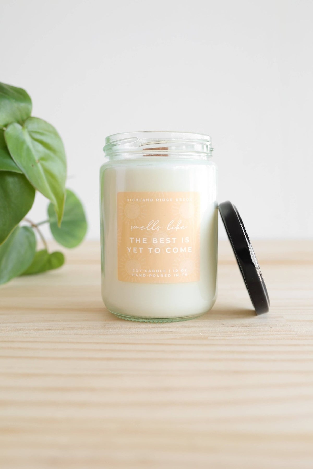 The Best is Yet to Come Candle: 10oz Jar | The Best is Yet to Come Candle - Global Hues Market