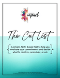 ✂️ "The Cut List" – Mini Digital Workbook (PDF Download) - Global Hues Market