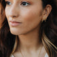 Tied Grace Earrings - Gold - Made by Survivors - Global Hues Market
