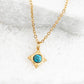 Turquoise Compass Rose Necklace - Global Hues Market