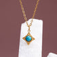 Turquoise Compass Rose Necklace - Global Hues Market