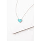 Bay Turquoise Heart Necklace - Global Hues Market