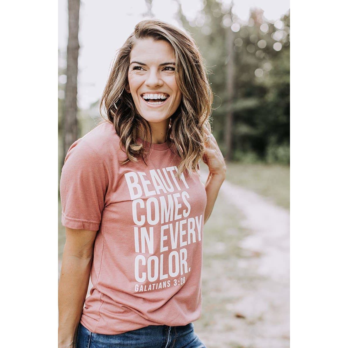 Beauty Comes in All Colors - Women's Tee - Global Hues Market