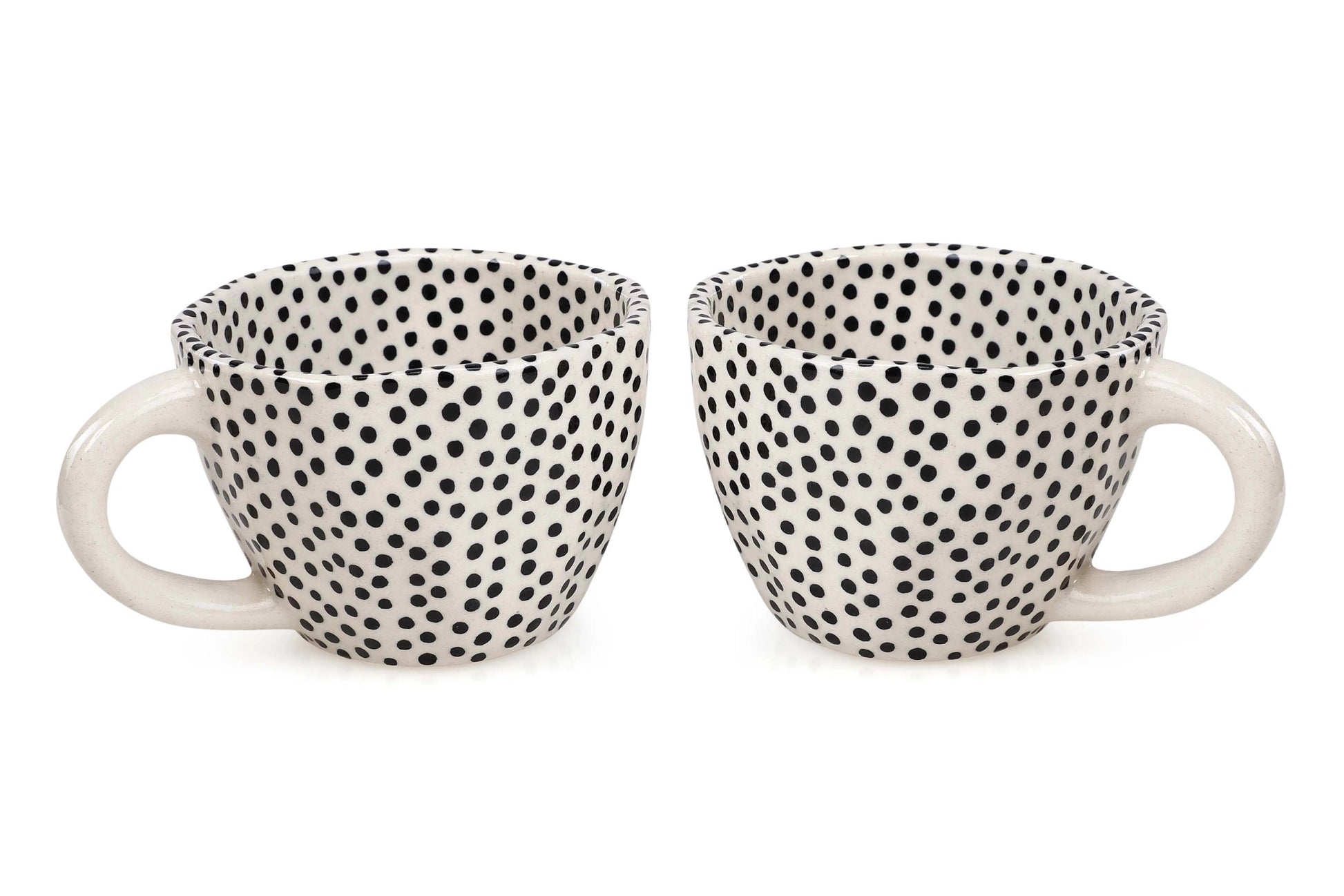 Ceramic Polka Dot Mug - Global Hues Market