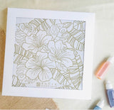 DIY Batik Watercolor Kit {floral} - Global Hues Market