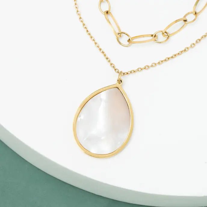 Holly Layered Mother-of-Pearl Necklaces - Global Hues Market
