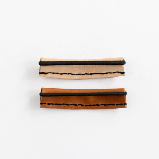 Leather Hair Tie {camel} - Global Hues Market
