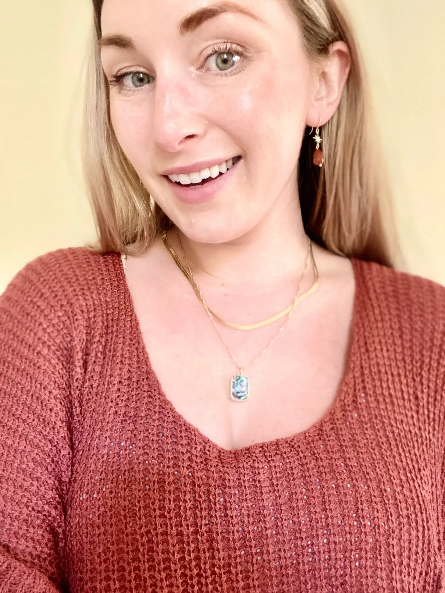 Opal of the Sea, Abalone Necklace - Global Hues Market