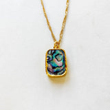 Opal of the Sea, Abalone Necklace - Global Hues Market