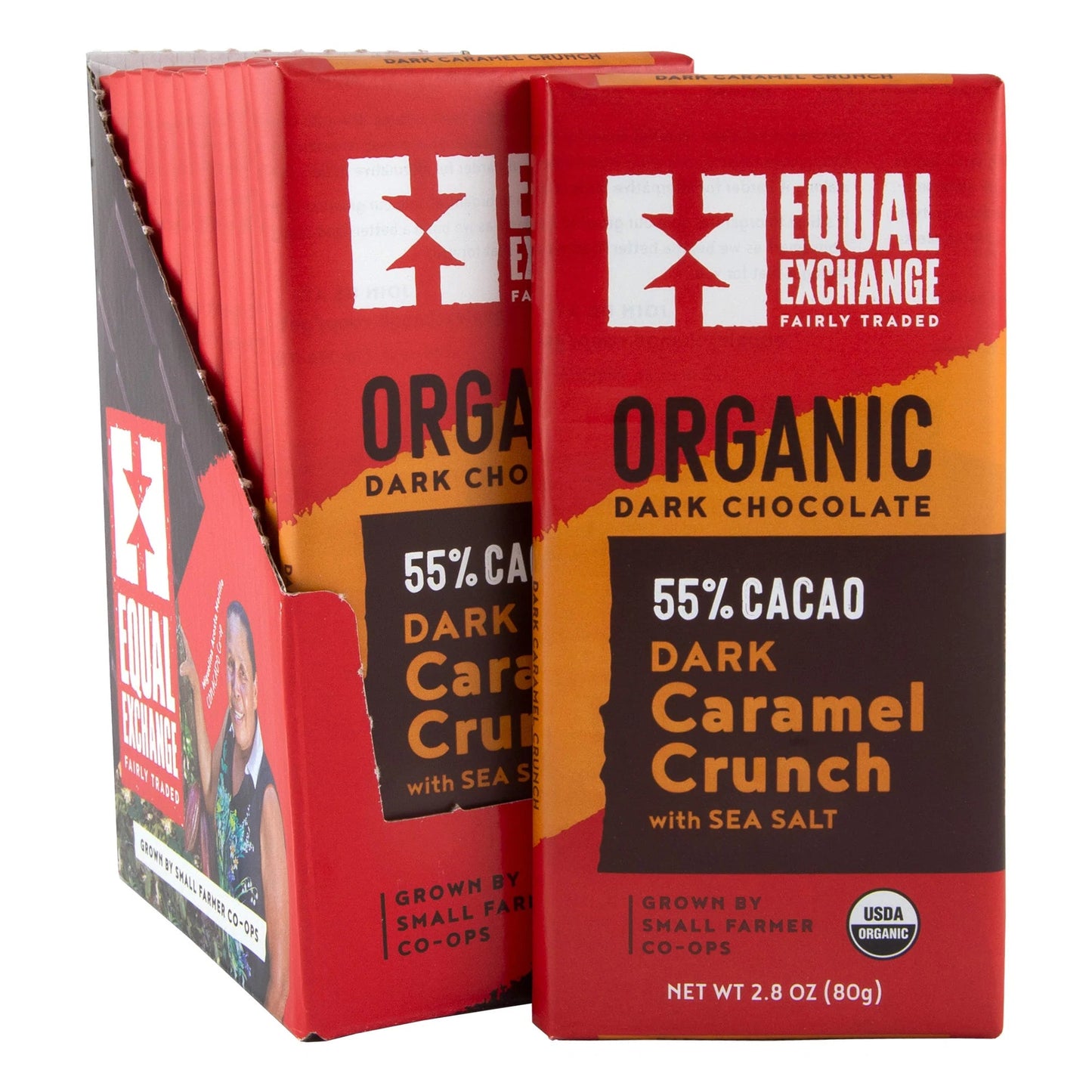Organic Dark Chocolate Caramel with Sea Salt {55% Cacao} - Global Hues Market