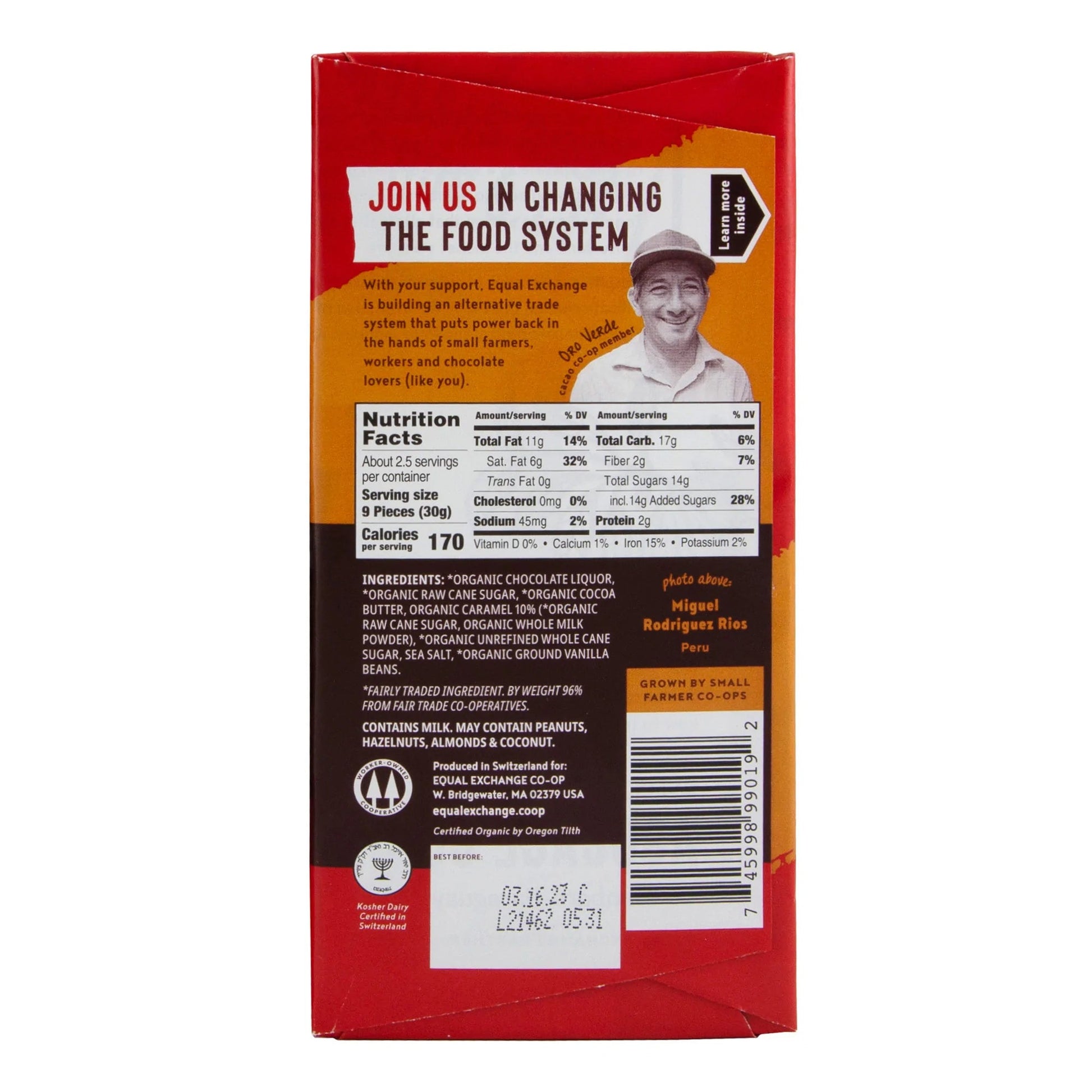 Organic Dark Chocolate Caramel with Sea Salt {55% Cacao} - Global Hues Market