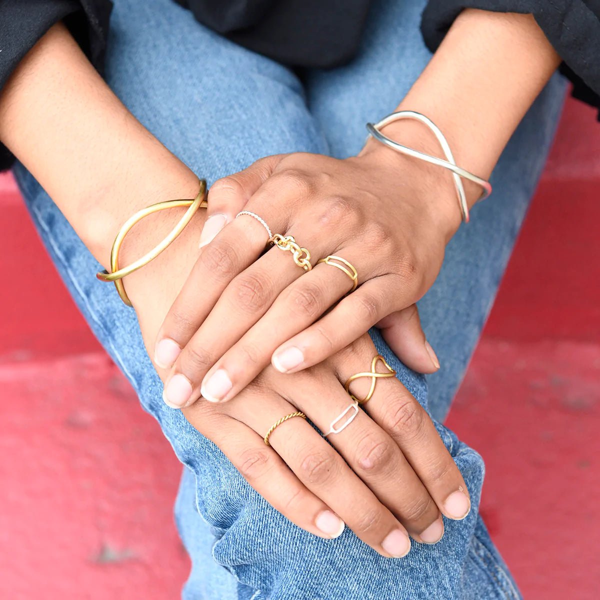 Reflective Ring {gold} - Global Hues Market