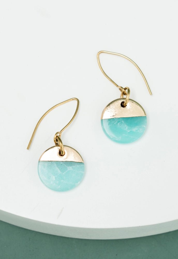Refresh Earrings {aqua} - Global Hues Market