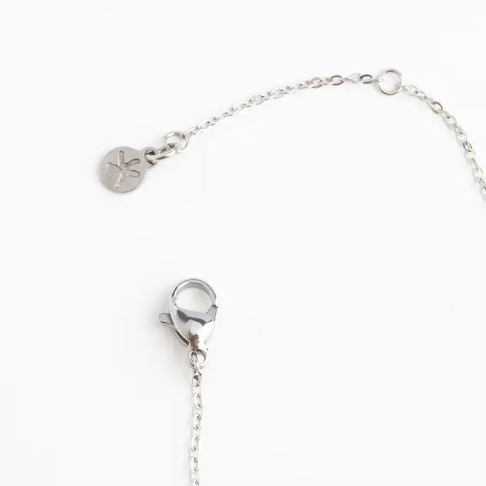 Rowen Leaf Necklace {silver} - Global Hues Market