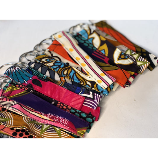 Rwandan Fabric Keychains - Global Hues Market