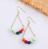 Spring Hues Teardrop Earring - Global Hues Market