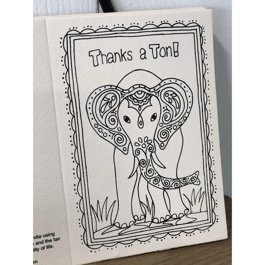 Thanks a Ton {color yourself card } - Global Hues Market